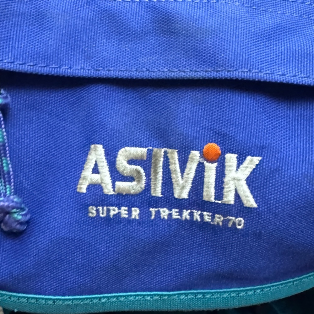 Asivik Super Trekker 70 Vintage Camping Backpack - Picture 3 of 10